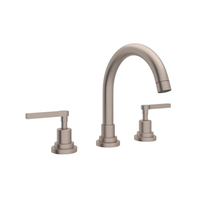 Bathroom Faucets Rohl LOMBARDIA SATIN NICKEL ROHL LAV FCT & TRIM A2228LMSTN-2 824438272521 Lavatory Faucet Widespread Modern Widespread Bathroom Widespread 
