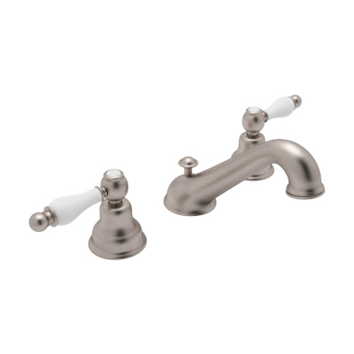 Rohl Bathroom Faucets, Widespread, Traditional,Widespread, Bathroom,Widespread, Traditional, ROHL LAV FCT & TRIM, Lavatory Faucet, 824438266858, AC102OP-STN-2