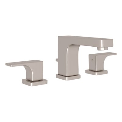 Rohl Bathroom Faucets, Widespread, Modern,Widespread, Bathroom,Widespread, Modern, ROHL LAV FCT & TRIM, Lavatory Faucet, 824438315945, CU102L-STN-2