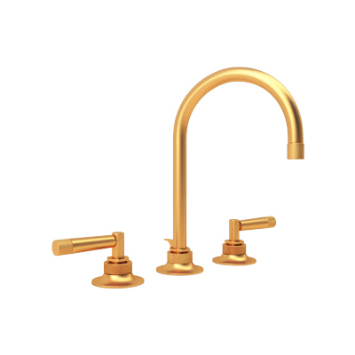 Rohl Bathroom Faucets, Gold, Widespread, Transitional,Widespread, Bathroom,Widespread, Transitional, ROHL LAV FCT & TRIM, Lavatory Faucet, 824438295223, MB2019LMSG-2
