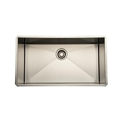 Single Bowl Sinks Rohl ITALIAN STAINLESS BRUSHED STAINLESS STEEL ROHL SS COP KITC SINKS RSS3016SB 824438253162 N/A Single Brushed Metal Steel Titanium B 