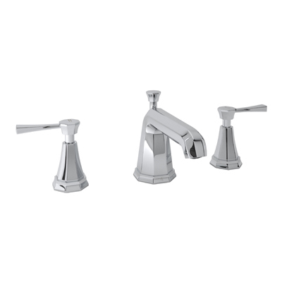 Bathroom Faucets Rohl PERRIN & ROWE BATH POLISHED CHROME ROHL LAV FCT & TRIM U.3141LS-APC-2 685333314101 Lavatory Faucet Widespread Transitional Widespread Bathroom Widespread 