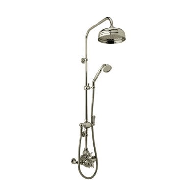 Rohl Shower Systems, NickelSatin Nickel, Nickel,Brushed-Nickel, Traditional, ROHL SHWR PKG, FCT & TRIM, Thermostatic Shower, 824438281769, U.KIT61NLS-STN