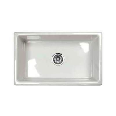 Single Bowl Sinks Rohl SHAWS FIRECLAY PARCHMENT ROHL FRCLY KITC SINKS UM3018PCT 824438299238 KITCHEN SINKS Undermount Single PARCHMENT 