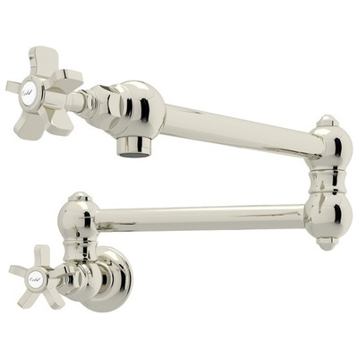 Rohl main, Complete Vanity Sets, Polished Nickel, Traditional, ROHL POT FILLER, N/A, 824438196612, A1451XPN-2