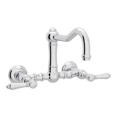 Kitchen Faucets Rohl ITALIAN KITCHEN POLISHED CHROME Polished Chrome ROHL KITC FCT & TRIM A1456LMAPC-2 824438228016 Kitchen Faucet Kitchen Chrome Complete Vanity Sets 