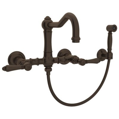 Kitchen Faucets Rohl ITALIAN KITCHEN TUSCAN BRASS Tuscan Brass ROHL KITC FCT & TRIM A1456LMWSTCB-2 824438228146 Kitchen Faucet Kitchen Brass TUSCAN BRASS Complete Vanity Sets 