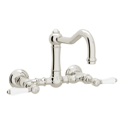 Kitchen Faucets Rohl ITALIAN KITCHEN POLISHED NICKEL Polished Nickel ROHL KITC FCT & TRIM A1456LPPN-2 824438228078 Kitchen Faucet Kitchen Steel NICKEL Complete Vanity Sets 