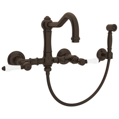 Kitchen Faucets Rohl ITALIAN KITCHEN TUSCAN BRASS Tuscan Brass ROHL KITC FCT & TRIM A1456LPWSTCB-2 824438228191 Kitchen Faucet Kitchen Brass TUSCAN BRASS Complete Vanity Sets 