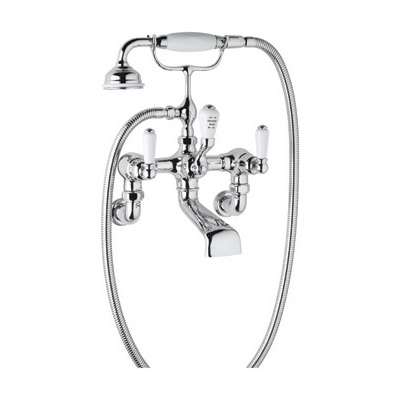 Rohl Hand Showers, Bathroom,Wall Mount, Chrome, Chrome, Complete Vanity Sets, Polished Chrome, Traditional, ROHL TUB FILLER, N/A, 824438114388, U.3510L/1-APC