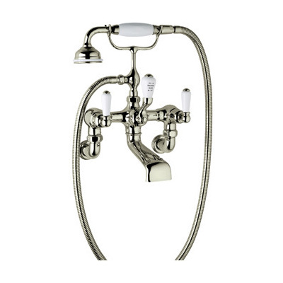 Rohl Hand Showers, Bathroom,Wall Mount, Nickel,Satin Nickel, Complete Vanity Sets, Satin Nickel, Traditional, ROHL TUB FILLER, N/A, 824438114425, U.3510L/1-STN