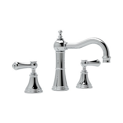 Rohl main, Complete Vanity Sets, Polished Chrome, Traditional, ROHL LAV FCT & TRIM, Widespread Faucet, 685333702540, U.3723LSP-APC-2