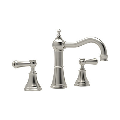 Rohl main, Complete Vanity Sets, Satin Nickel, Traditional, ROHL LAV FCT & TRIM, Widespread Faucet, 685333702601, U.3723LSP-STN-2