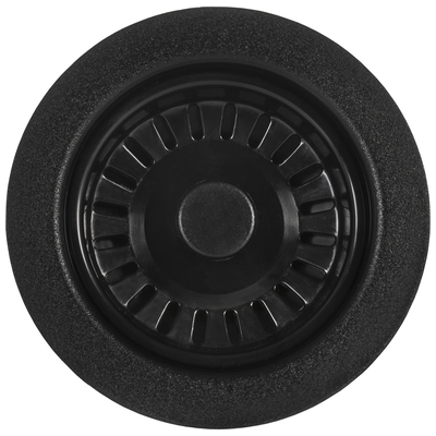 Sink Drains and Strainers Ruvati Accessories PVC Matte Black RVA1038BL 610370723531 Accessories BLACK MATTE BLACK 