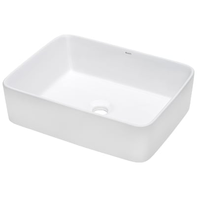 Bathroom Vanity Sinks Ruvati Vista Porcelain White Vessel (Countertop) RVB1915 610370723272 Bathroom Sink Ceramic Sinks CeramicPorcelain Undermount Sink Undermount und 