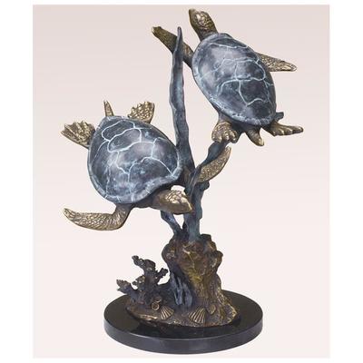 SPI Home Garden Statues and Decor, Turtle, Brass  , , Complete Vanity Sets, Brass, 725739059449, 31541,0-30