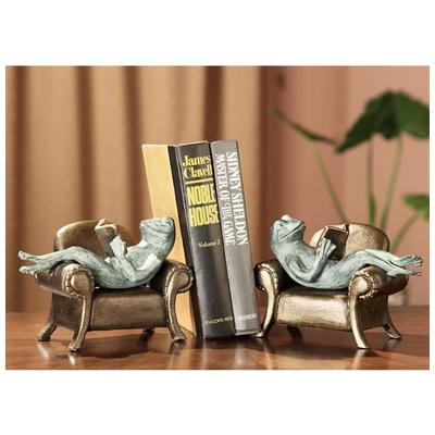 Boxes and Bookends SPI Home ALUMINUM 33537 725739335376 Bookends BookendBox Boxes 