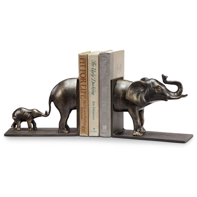 Boxes and Bookends SPI Home ALUMINUM 34128 725739341285 Bookends BookendBox Boxes 