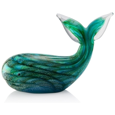 SPI Home Decorative Figurines and Statues, blue navy teal turquiose indigo goaqua Seafoam green  emerald teal, GLASS, 725739760826, 76082,0-5inches