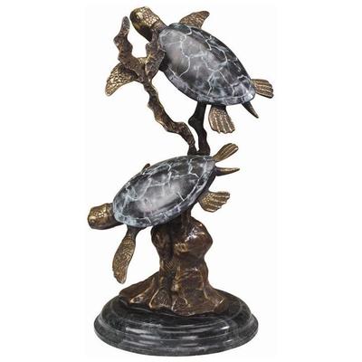 SPI Home Garden Statues and Decor, Turtle, Brass  , , Complete Vanity Sets, Brass, 725739033395, BP25576,0-30
