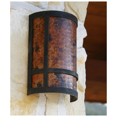 Wall Sconces Sierra Copper Tempered Tempered Lighting SC-LGT-1207 SCONCE Complete Vanity Sets 