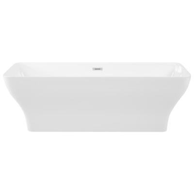 Streamline Bath Free Standing Bath Tubs, Whitesnow, Resin, White, Soaking Freestanding Tub, Rectangle, Solid Surface Resin, Modern, Bathroom Tub, 786032120939, K-81-70FSWHSS-FM