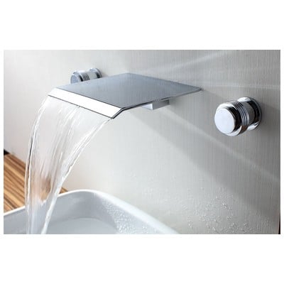 Bathroom Faucets Sumerain S1111CW basin faucet Modern Waterfall Bathroom Wall Mount Complete Vanity Sets 