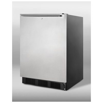 Built-In and Compact Refrigera Summit AL752B undercounter refrigerator AL752LBLSSHH 761101009704 REFRIGERATOR Complete Vanity Sets 