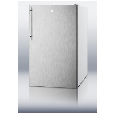 Summit Built-In and Compact Refrigerators, Complete Vanity Sets, build-in or freestanding refrigerator, REFRIGERATOR-FREEZER, 761101034799, CM411LBI7SSHV