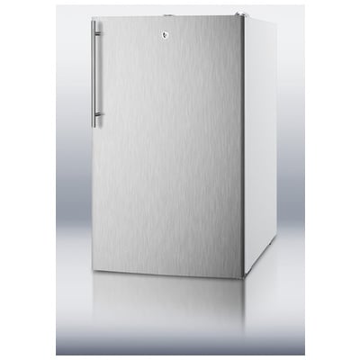 Built-In and Compact Refrigera Summit CM411L build-in or freestanding refri CM411LSSHV 761101028835 REFRIGERATOR-FREEZER Complete Vanity Sets 