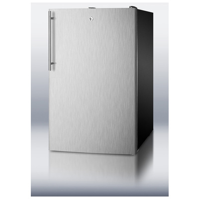 Built-In and Compact Refrigera Summit CM421BL build-in or freestanding refri CM421BL7SSHV 761101031163 REFRIGERATOR-FREEZER Complete Vanity Sets 