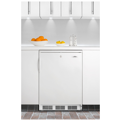 Built-In and Compact Refrigera Summit FF6L undercounter refrigerator FF6LBI 761101009469 REFRIGERATOR Complete Vanity Sets 