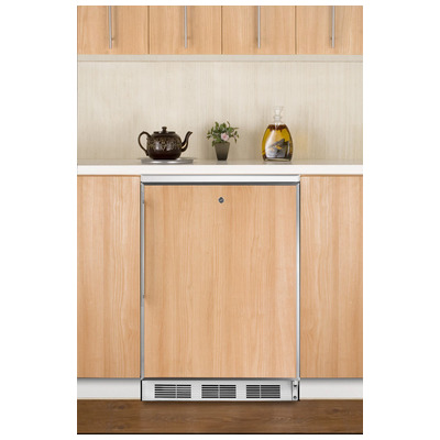 Built-In and Compact Refrigera Summit FF6L built-in or freestanding refri FF6LBIFR 761101014302 REFRIGERATOR Complete Vanity Sets 