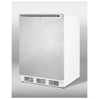 Summit Built-In and Compact Refrigerators, Complete Vanity Sets, undercounter refrigerator, REFRIGERATOR, 761101014289, FF6LSSHHADA
