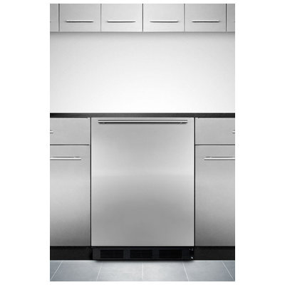 Built-In and Compact Refrigera Summit FF7 undercounter refrigerator FF7BBISSHH 761101010151 REFRIGERATOR Complete Vanity Sets 