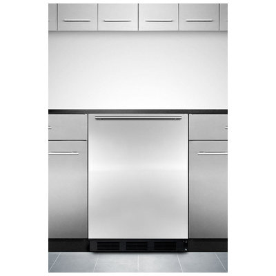 Built-In and Compact Refrigera Summit FF7 built-in or freestanding refri FF7BBISSHHADA 761101035963 REFRIGERATOR Complete Vanity Sets 