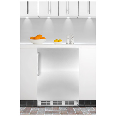Summit Built-In and Compact Refrigerators, Complete Vanity Sets, built-in or freestanding refrigerator, REFRIGERATOR, 761101004358, FF7BISSTB
