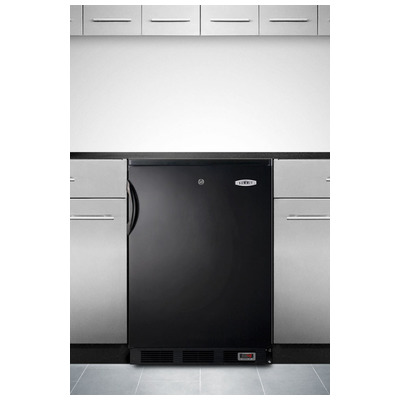 Summit Built-In and Compact Refrigerators, Complete Vanity Sets, built-in or freestanding refrigerator, REFRIGERATOR, 761101023793, FF7LBLBIPUB