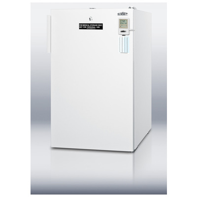 Pharmacy Refrigerators and Fre Summit FS407L build-in or freestanding freez FS407LMEDADA 761101036847 FREEZER GreenemeraldtealWhitesnow ADA Height Freestanding With Alarm With Lock Complete Vanity Sets 
