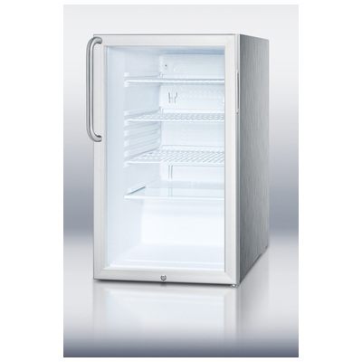 Summit Built-In and Compact Refrigerators, Complete Vanity Sets, 761101037233, SCR450LCSS