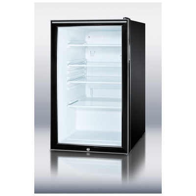 Built-In and Compact Refrigera Summit Compact Refrigerator SCR500BLBI7HHADA 761101037288 Complete Vanity Sets 