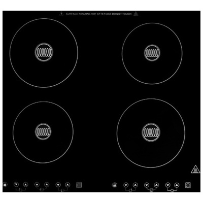 Summit Cooktops, Black,ebony, Electric,Gas,Induction, Complete Vanity Sets, Induction Cooktop, SINC424220