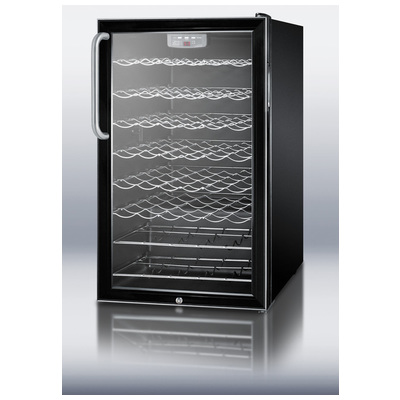Built-In and Compact Refrigera Summit Wine Cellar Cooler SWC525L7TB 761101042718 REFRIGERATOR Complete Vanity Sets 
