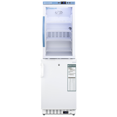 Pharmacy Refrigerators and Fre Summit Glass White ARG3PV-ADA305AFSTACK 761101078625 Refrigerator-Freezer Built-In With Alarm With Digital Thermo 