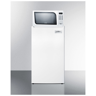 Compact Appliance Stations Summit Combo: Refrigerator-Freezer-Mi MRF412ES 761101051376 Complete Vanity Sets 