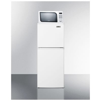 Compact Appliance Stations Summit Combo: Refrigerator-Freezer-Mi MRF71ES 761101049878 Complete Vanity Sets 
