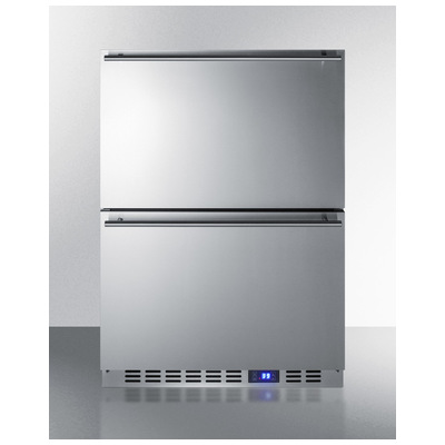 Summit Built-In and Compact Refrigerators, Complete Vanity Sets, 761101038575, SPR627OS2D