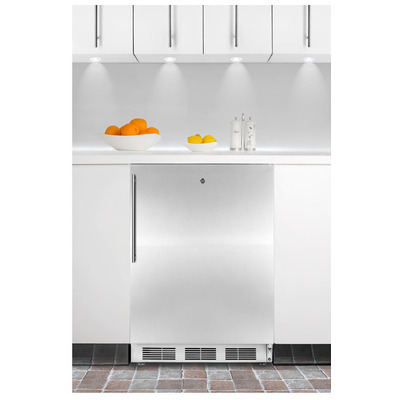 Pharmacy Refrigerators and Fre Summit VT65ML7BISSHVADA 761101043258 Whitesnow ADA Height Built-In Freestandi With Lock Complete Vanity Sets 
