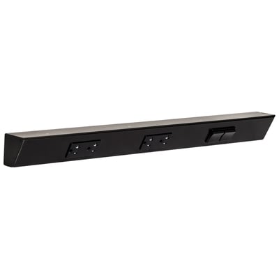 Cabinet and Task Lighting Task Lighting Switch APS Aluminum Black TRS24-3B-BK-RS 196734000819 Angle Power Strip Fixtures Blackebony Closet and Cabinet Light Cabin Black 