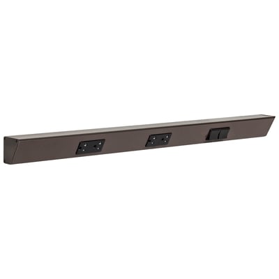 Cabinet and Task Lighting Task Lighting Switch APS Aluminum Bronze TRS30-3B-BZ-RS 196734000918 Angle Power Strip Fixtures Blackebony Closet and Cabinet Light Cabin Black Bronze 